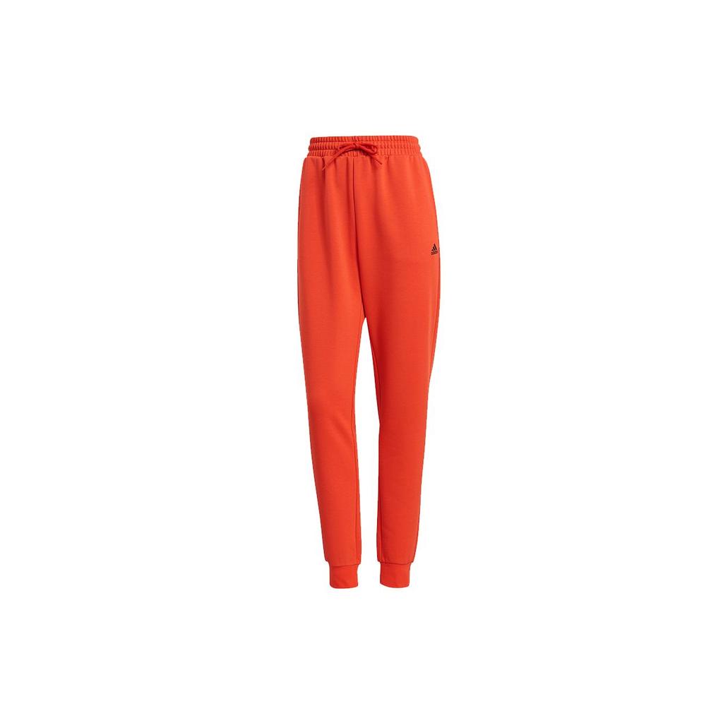 Adidas Solid Color Sports Pants Women Bottoms Orange H67194