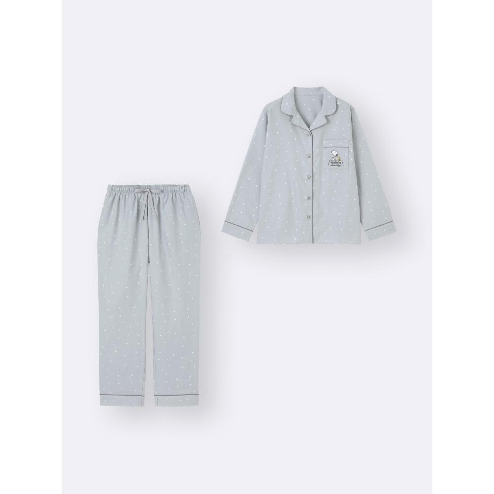 GU by Uniqlo Flannel Pajamas  Long Sleeves   Long Pants  Peanuts