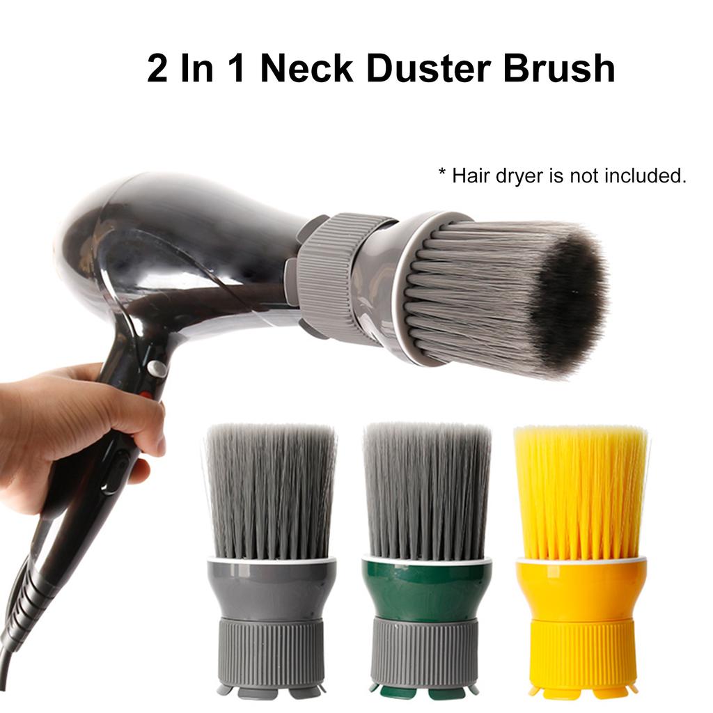 Buy Hair Cutting Neck Duster Brush Works with Blow Dryer Barber Neck