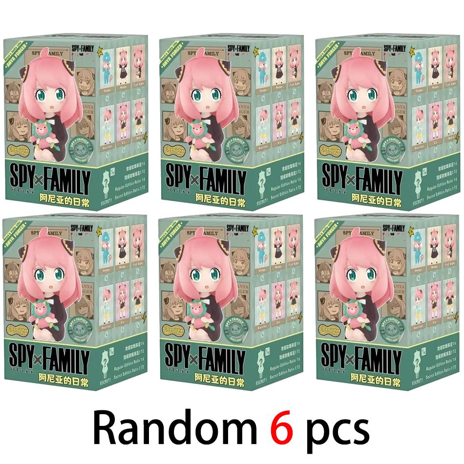 1:1 Re-edición Spy X Family Serie Anya Cajas Sorpresa Juguetes Figuras Lindas Muñeca Caja Misteriosa Modelo Bolsa Sorpresa Para Niñas Regalo de Cumpleaños
