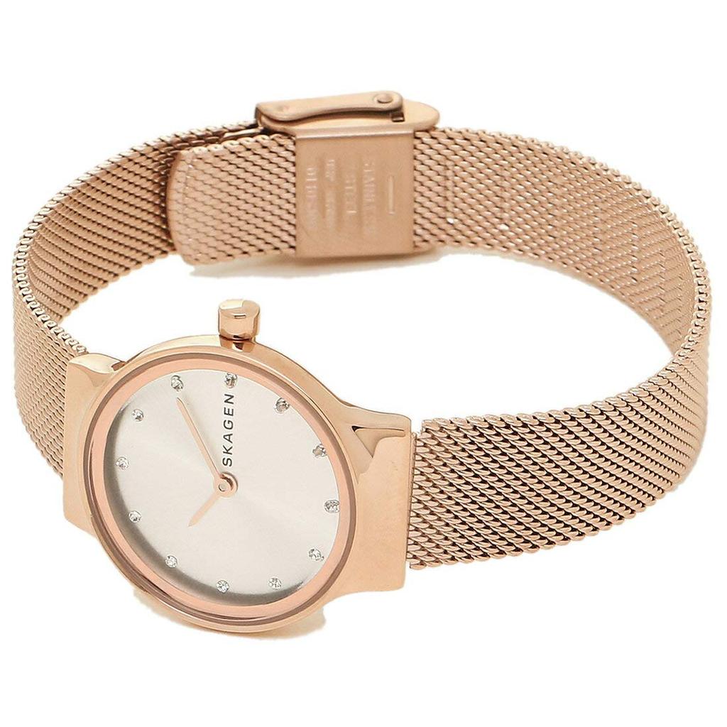 Skagen Freya 26mm Women's Quartz Watch, Silver and Rose Gold, SKW2665 [Parallel Import]