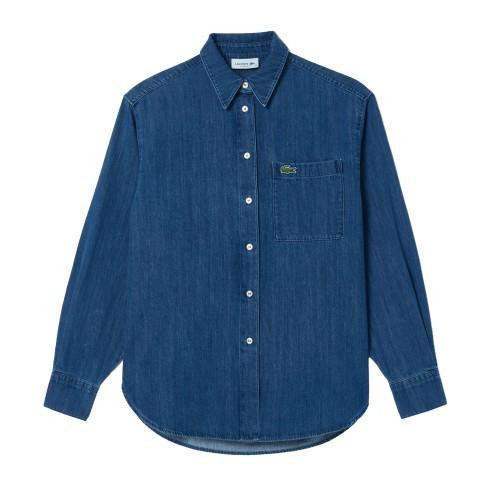 Lacoste Womens/Ladies Denim Shirt
