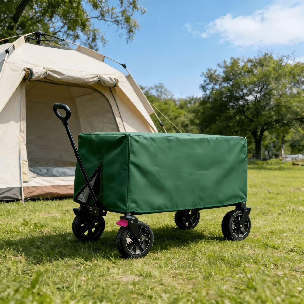 Oxford Cloth Trolley Cover Rectangle Camping Cart Dust Cover Wagon Protective Cover Garden