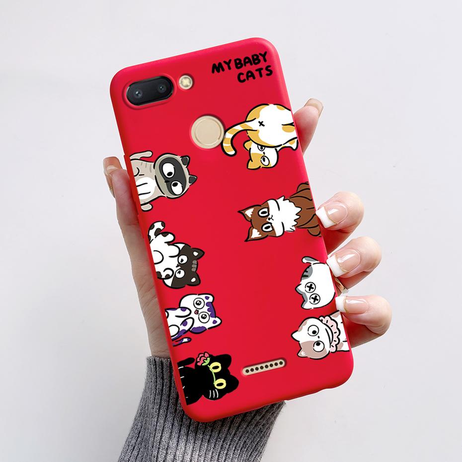 For Xiaomi Redmi 6 Case Redmi 6A Cute Cartoon Frog Back Cover Silicone Soft Phone Case For Xiaomi Redmi 6 6A Redmi6 Coque Bumper