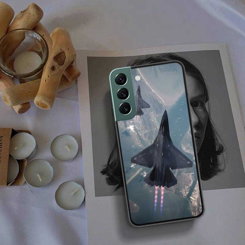 War Aircraft Phone Case For Samsung A15 A25 A35 A55 Galaxy A12 A22 A32 A52 A72 A54 A34 A24 A14 A53 A33 A23 A13 A73 A42 5G CoverW