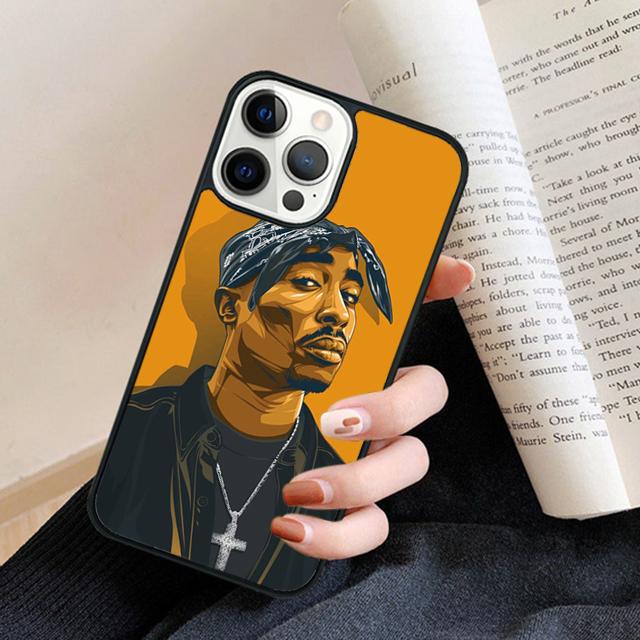 

2Pac Tupac Shakur Phone Case Cover For iPhone 17 Air 16 15 14 plus 11 12 13 pro max coque Shell Fundas iPhone 13