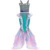 The Little Mermaid Movie Girls Cosplay Catch Fishtail Swim Two-piece