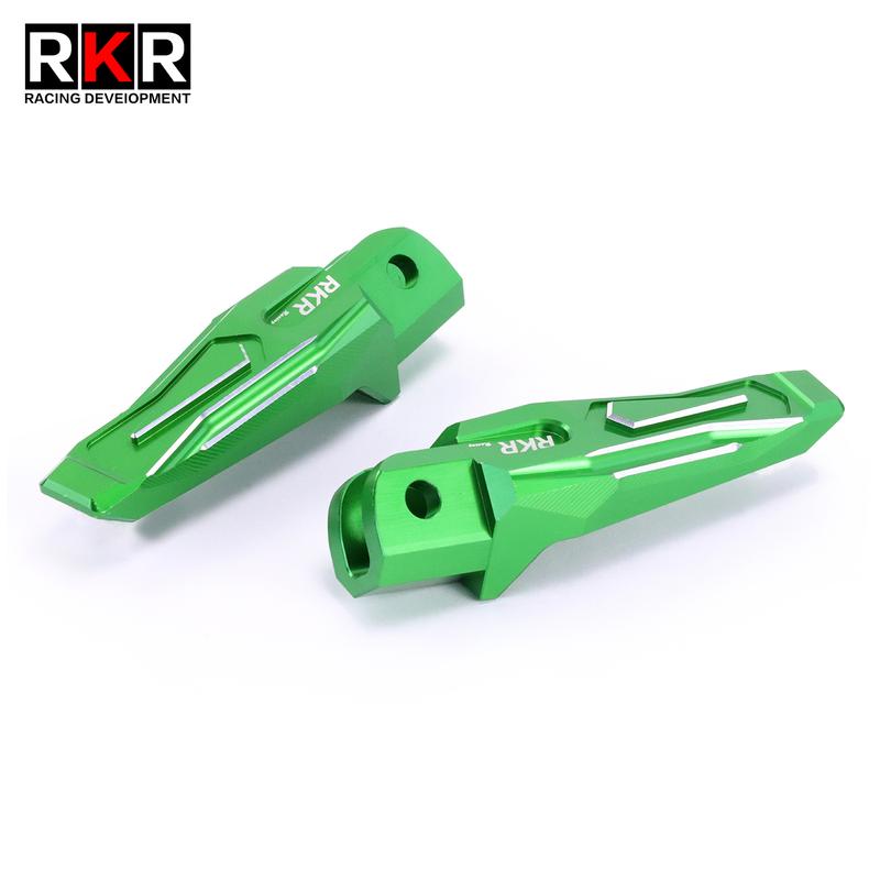 1 Pair Motorcycle Front Rear Footrests Footpegs CNC Extender Pedal for KAWASAKI Ninja 400 500 Ninja500 Z400 Z500 ZX25R ZX4RR