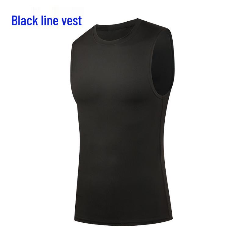 

Мужская быстросохнущая майка: Спортивная компрессионная футболка для тренировок по баскетболу и бега Medium