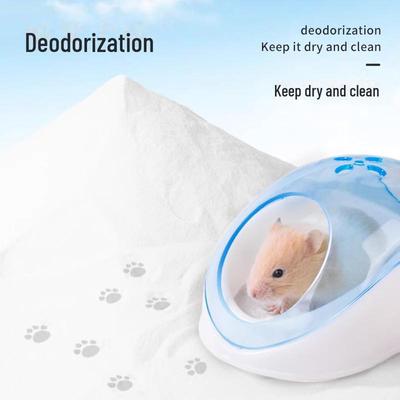 Hamster Bath Sand Set: Deodorizing and Sterilizing Bath Salt for Small Pets.