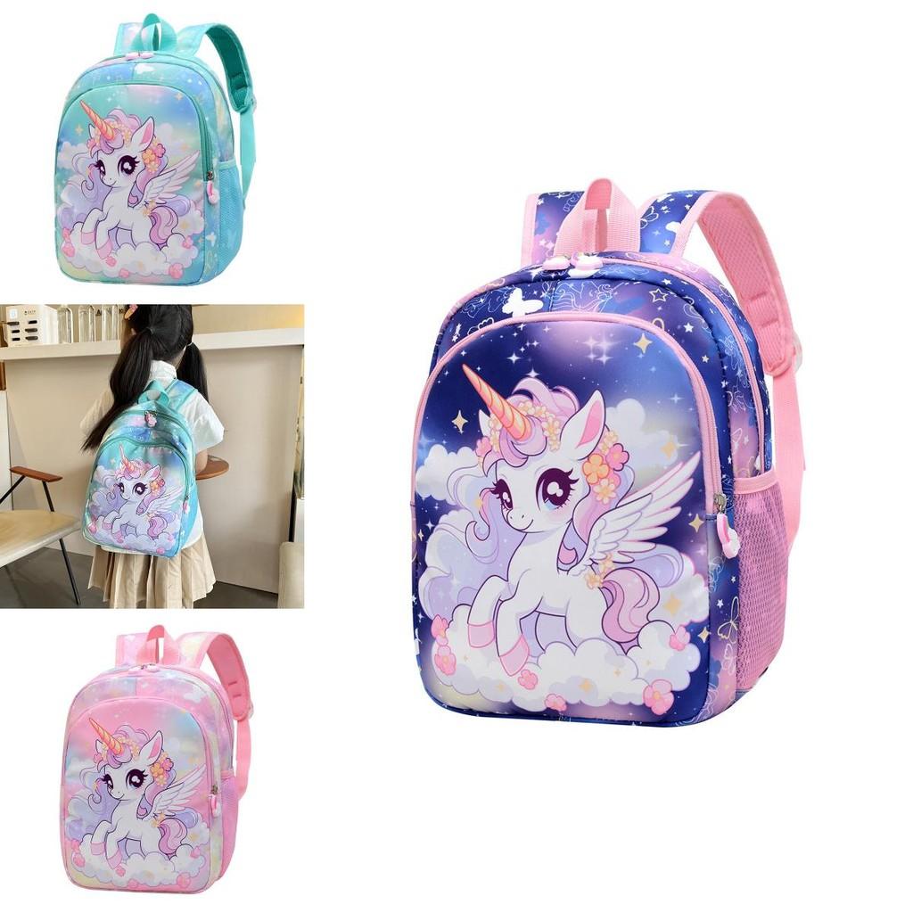 Unicorn Kids Backpack With Breathable Waterproof Oxford Fabric For School And Toddler Use