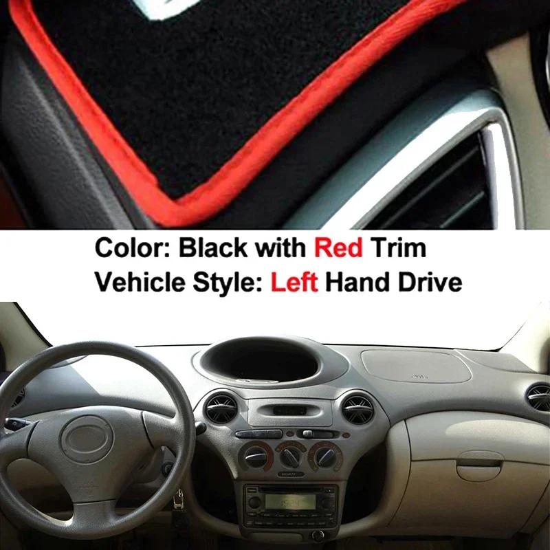 Car Dashboard Cover Non slip pad For Toyota Vitz Yaris Platz 1999 - 2005 Car Dash Mat Sun Shade Pad Anti-UV Cushion 2000 - 2004