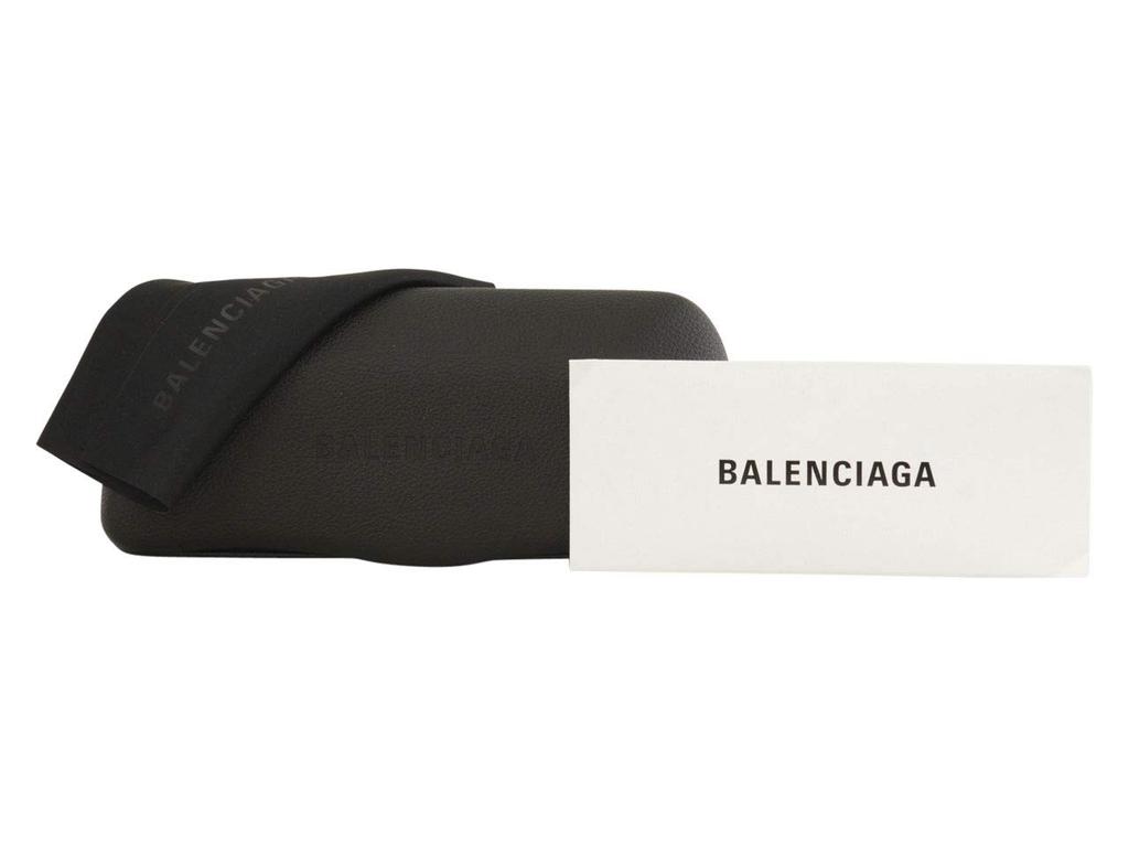 Balenciaga Asian BB0099SA Sunglasses, Unisex, Fit, 001, Black/Gray