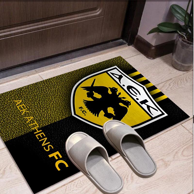 AEK Athens FC Pattern Rug, Indoor/Outdoor Mat, for Picnic, Gameroom, Bedroom, Office, Living Room, Home Decor Carpet, Birthday Gift