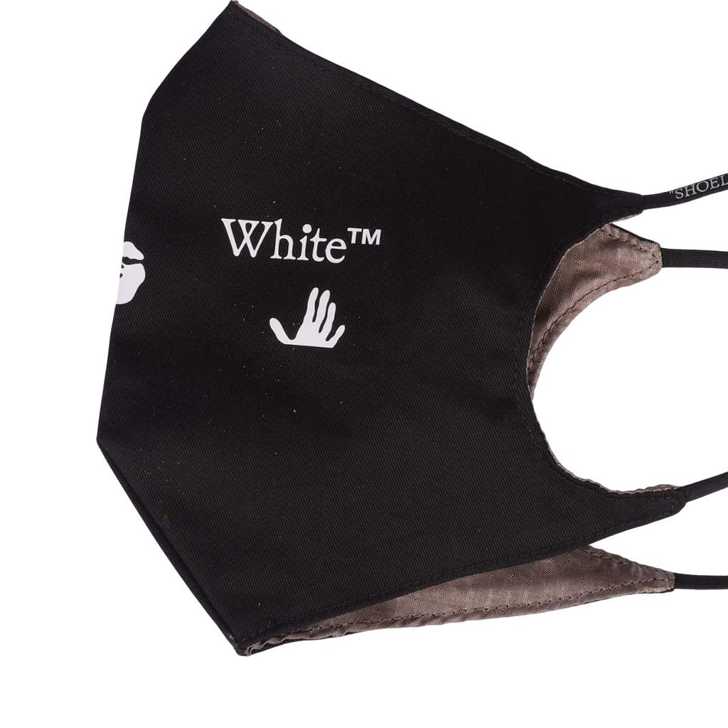 Off White Swimming Simple Face Mask