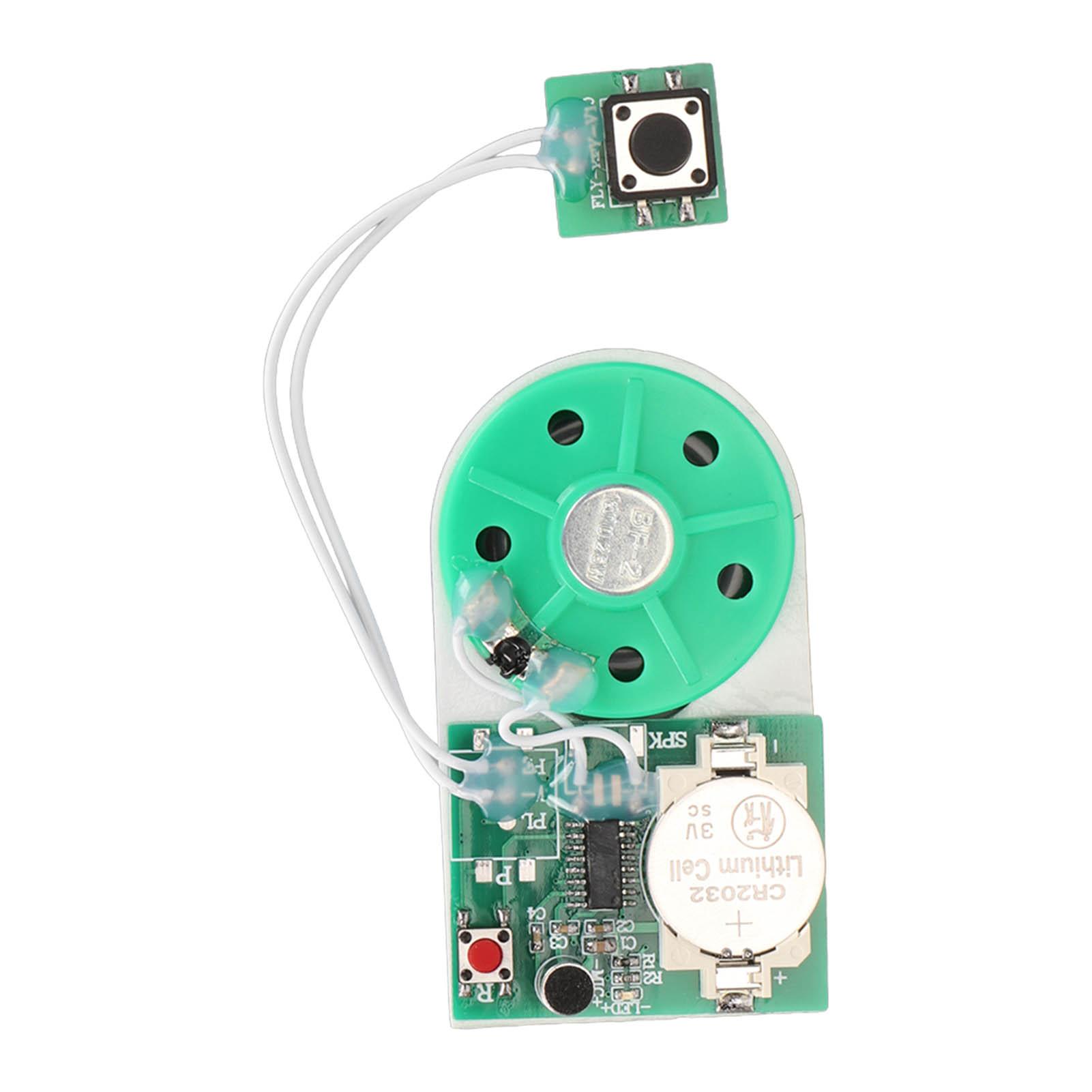 

25-секундний модуль відтворення запису Ключ запису Вітальна листівка Плата звукозапису з подвійним