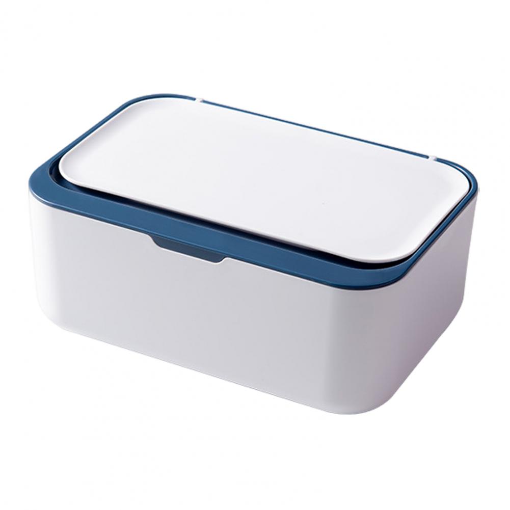 Easy-access Wet Wipe Case Tissue Box Capacity Bathroom Wet Wipes Box Tissue Dispenser with Wide Opening for Refillable for Home