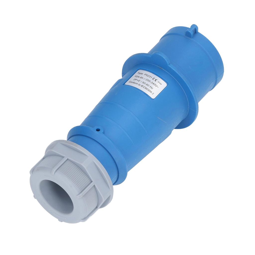 Industriell stikkontakt IP44 Vanntett Messing Kontakt Luftfartskontakt 2P+E 32A AC 220240V