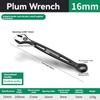 Durable Ratchet Wrench 8-32mm Plum Blossoms Open Combination Wrench Two-Way Double Fast Ratchet Wrench Auto Repair Tools