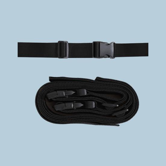 2Pcs Latex Mattress Bundling Belt Length Adjustable Quick Release Buckle Heavy Duty Multi-purpose Suitcase Luggage Strap Packing Webbing Band