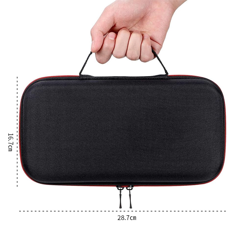 Étui rigide pour sac de rangement portable sans fil en matériau EVA 2 microphones vocaux pour entreprise microphones de grande capacité, (porte-micro),