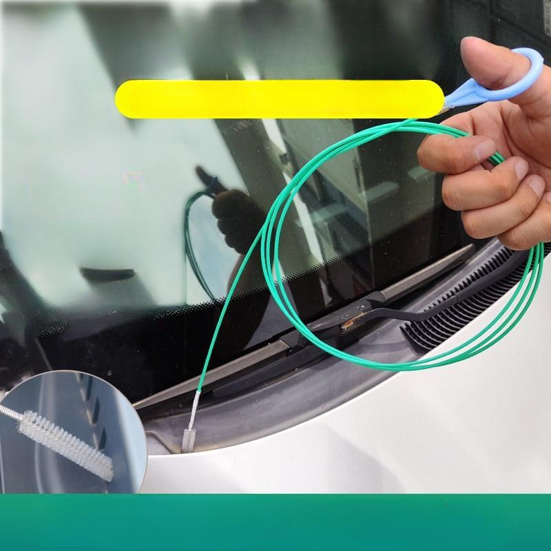 1 Adet Araba Sunroof Drenaj Deliği Temizleme Fırçası Araba Sunroof Drenaj Deliği Açıcı Boru Hattı Evrensel Temizleme Fırçası Açıcı