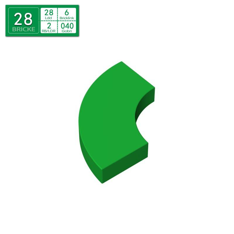 Curved Light Panel 2x2 Brick, Compatible with Lego 27925 - MOC Building Blocks 50g (approx. 168pcs)