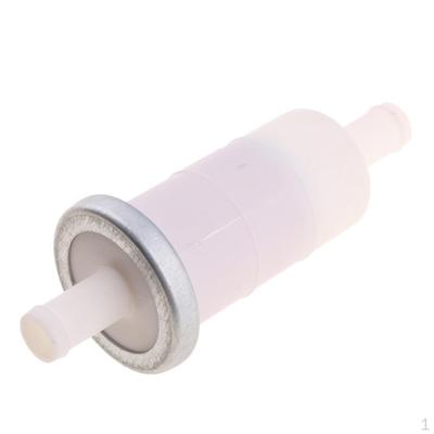 10mm Diameter Clear Inline Gas Magnet Fuel Filter for Motorcycle Scooter