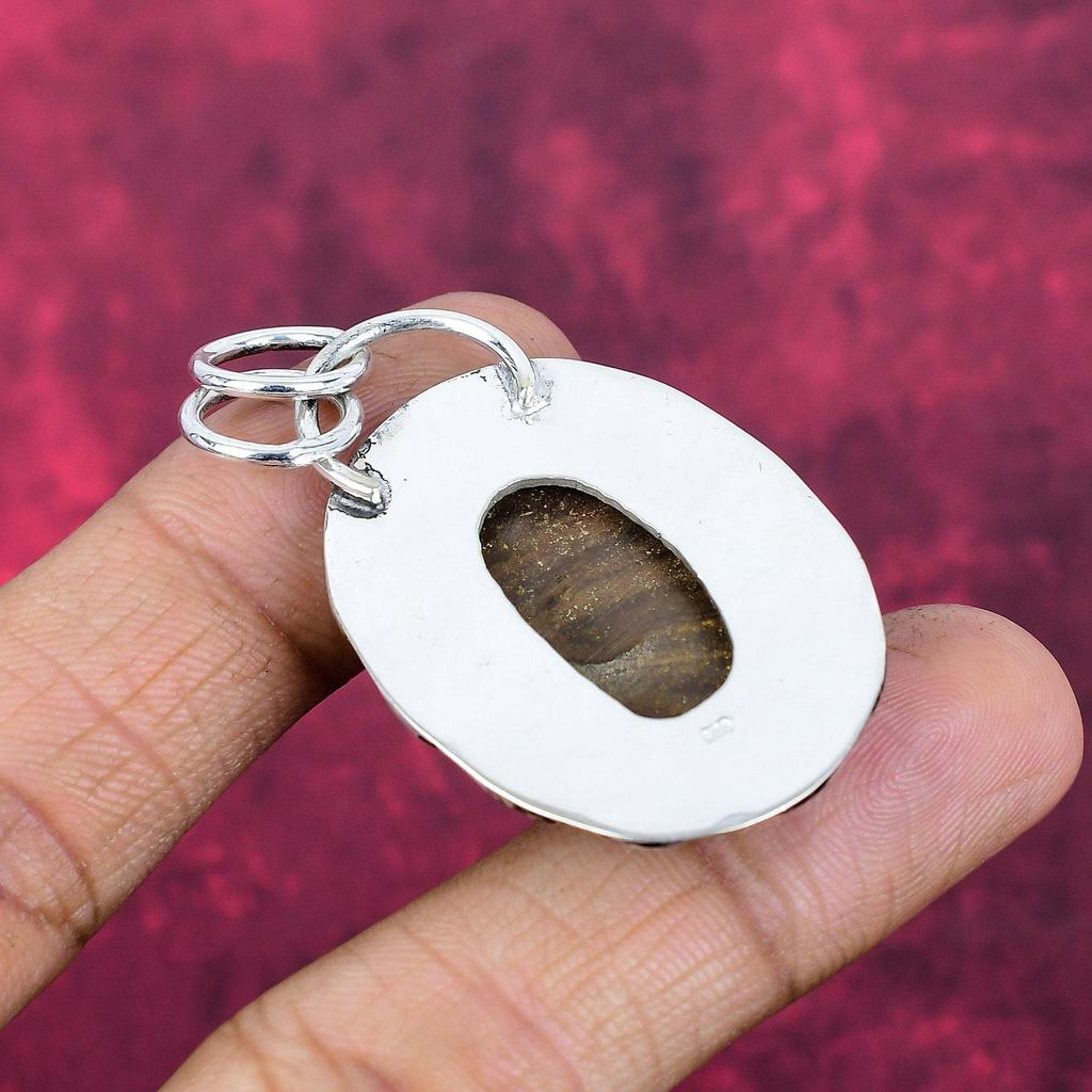 Boulder Opal Jewelry, 925 Solid Sterling Silver Pendant Handmade Gemstone Jewelry, Gifts For Wife Brand New Pendant