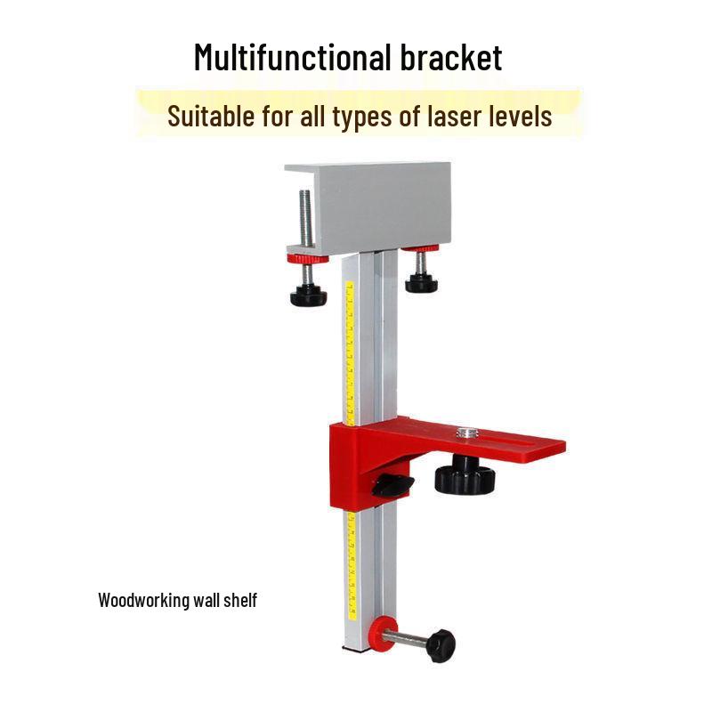Adjustable 3D Wall-Mount Ceiling Bracket for Woodworking & Steel Keel