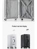 Durable Aluminum Frame Suitcase - 26-Inch Large Capacity, 24-Inch Carry-On, 20-Inch Trolley