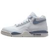 Flight Legacy IH0633-141 White Grey Stone Blue Mid Top Basketball Sneakers