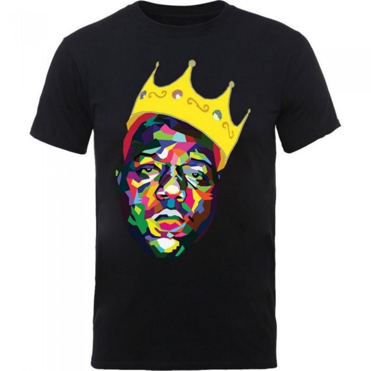 Biggie Smalls Unisex Adult Crown T-Shirt S
