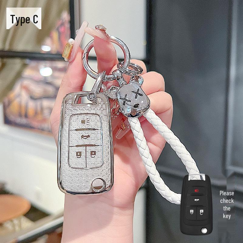 Chevrolet Cruze Key Case: Fit for Cruze, Mai Ruibao, Kevo Mai Ruibao XL – Includes Car Key Cover & Tanjiezhe Buckle.