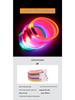 LED Fiber Optic Silicone Pet Collar - Nighttime Safety Necklace
