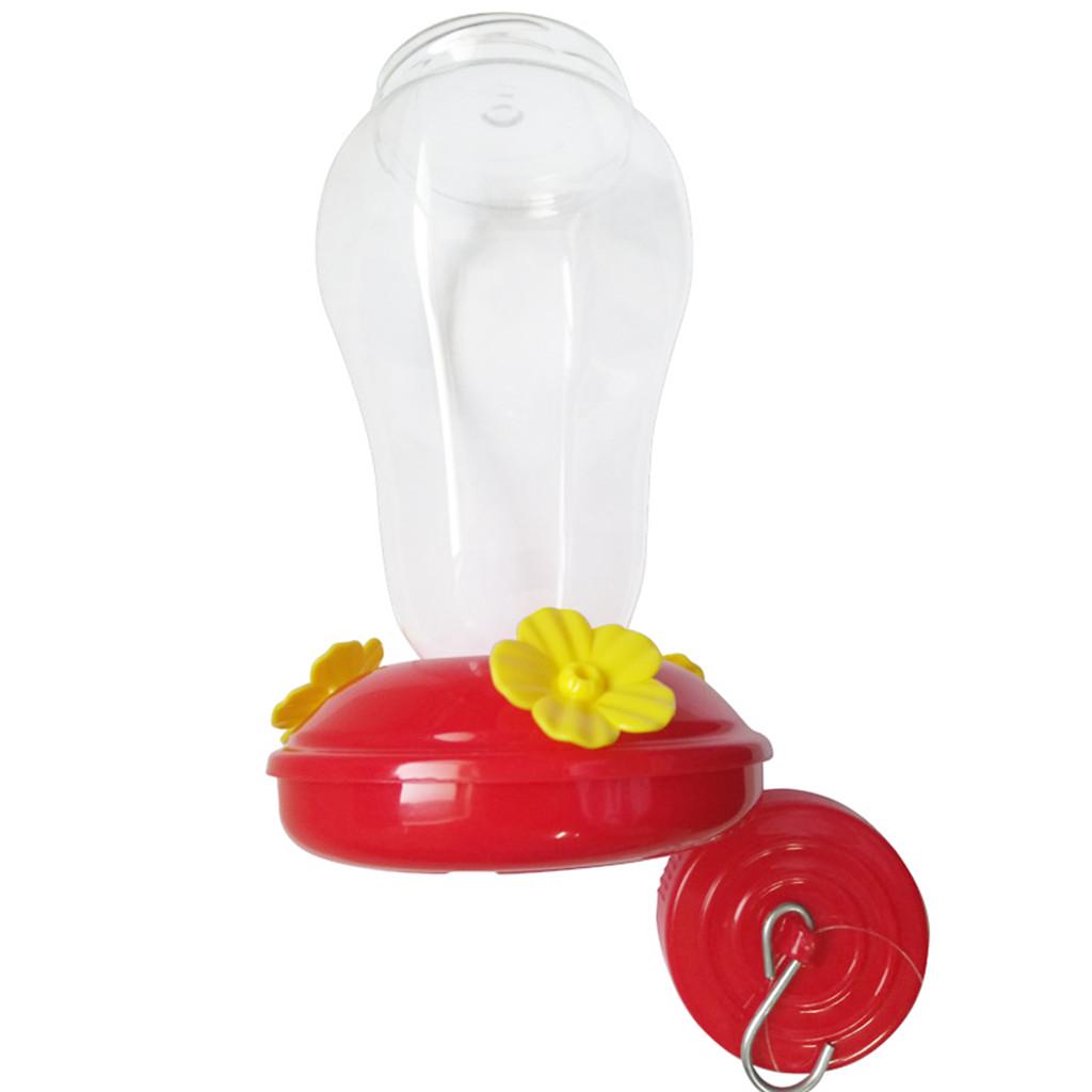 

Wide Mouth Waist Feeder Patio Yard Window Bird Gift червоний