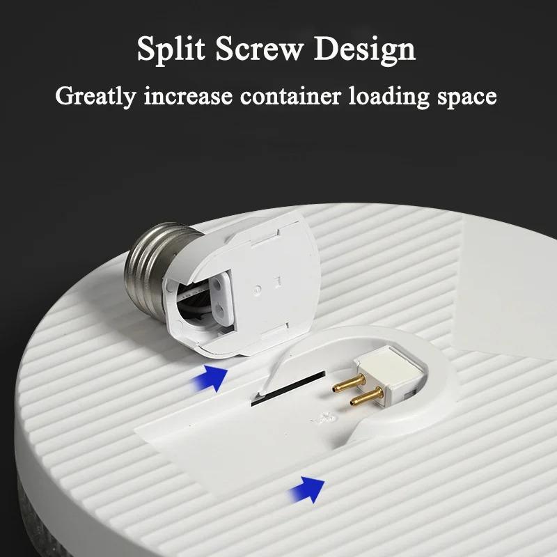 LED Crystal Lamp Super Bright 3 Color E27 Screw Bulb Home Living Room Eye Protection Energy-saving Lamp Bedroom Lighting