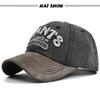 Hat Tongue Duck Shade Hat 3d Alphabet Embroidered Cotton Cowboy Cap Baseball