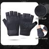 Tactical Gloves Fingerless Gloves for Men Riding Work Gear Anti Skid Camo Fleece Half Finger Gloves