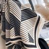 Simple Scarf To Keep Warm In Autumn And Winter, Coat Shawl To Keep Warm And Neck Protection, Female Student Scarf