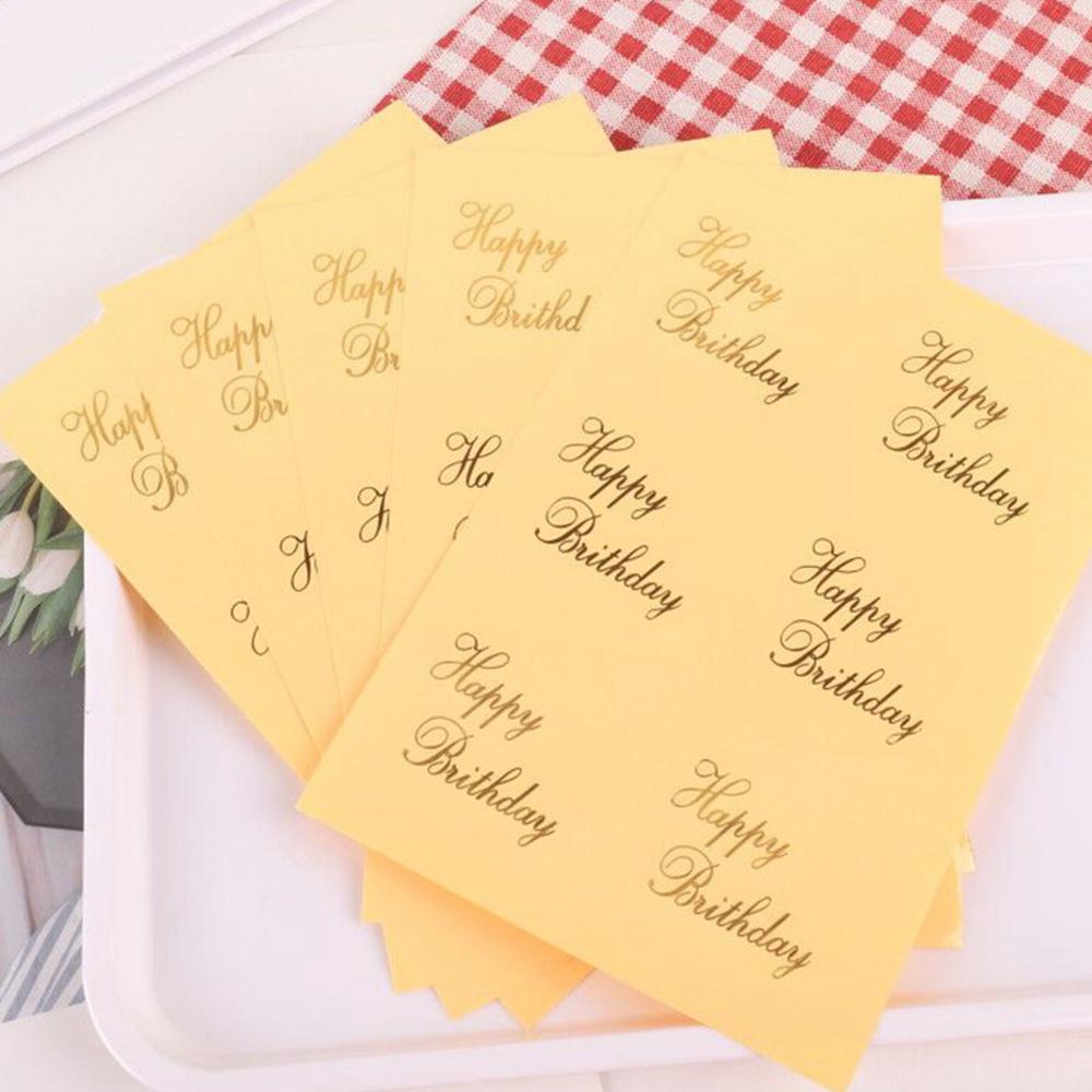 Custom Page Mark Autumn Stickers Thank You Diy X112