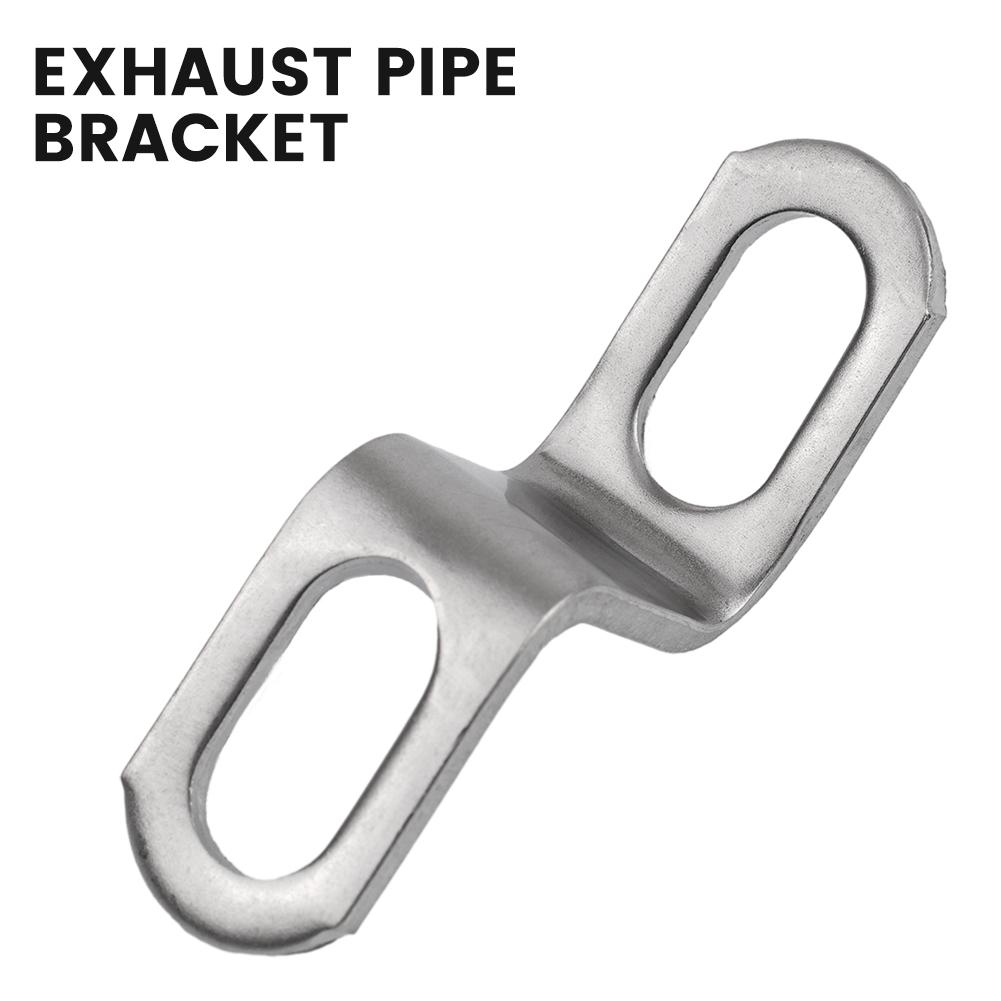 Țeavă de eșapament universală pentru motocicletă, tip Z, clemă de montare, suport lung și scurt, bandă, piese fixe pentru motociclete