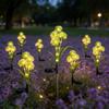 Solar Powered LED Dandelion and Onion Ball Lights Are Suitable for Garden Terrace Lawn Decoration Floor Mounted Ambient Lighting