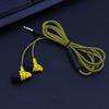 Braided In-ear Mobile Phone Headset Crack Wired Control Earphone With Mic