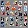 54 Naruto Anime Stickers Set: Waterproof Decorations for Laptops, Cars, Guitars, and Suitcases