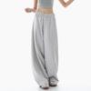 ICH MODE Women's Summer Cooling Wide-Leg Drawstring Pants