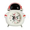 Creative Astronaut Alarm Clock Silent Non Ticking Bedside Clocks Battery Operated Bedroom Home Decorations Kids Boys Birthday G