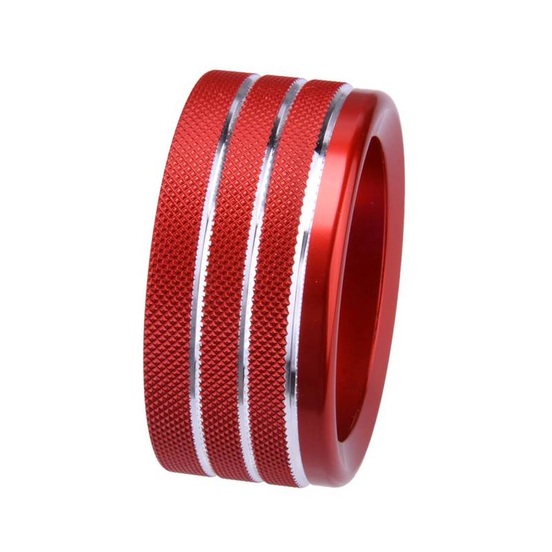 Cubierta de Anillo de Perilla de Ajuste de Modo de Conducción para Coche apta para Toyota Tundra 2024 Aluminio Rojo