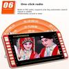 Multifunctional Portable Tempered Screen 13-inch Video Player HD Player MP3/4 Speaker FM Radio E-book Amplifier Audio