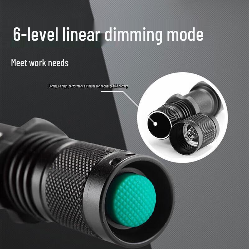 SATA 270 Lumen High-Performance Rechargeable Flashlight